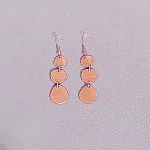 Rose Gold Tone Earrings